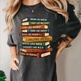 History Month Dream Like Martin Books Men Women Kids Women's Comfort Colors T-Shirt Pepper