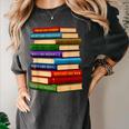 History Month Educated Black Leaders Reading Books Women's Comfort Colors T-Shirt Pepper