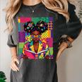 History Month Educated Black Women Girls Reading Book Women's Comfort Colors T-Shirt Pepper