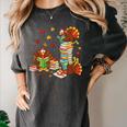Turkey Reading Books Fall Librarian Book Lover Teacher Kids Women's Comfort Colors T-Shirt Pepper Turkey Reading Books Fall Librarian Book Lover Teacher Kids Women's Comfort Colors T-Shirt Pepper