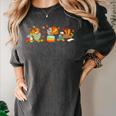 Turkey Reading Books Fall Thanksgiving Teacher Book Lovers Women's Comfort Colors T-Shirt Pepper Turkey Reading Books Fall Thanksgiving Teacher Book Lovers Women's Comfort Colors T-Shirt Pepper