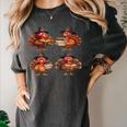Turkey Reading Books Shirt Thanksgiving Turkey Bookworm Women's Comfort Colors T-Shirt Pepper Turkey Reading Books Shirt Thanksgiving Turkey Bookworm Women's Comfort Colors T-Shirt Pepper