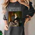 Unsociable And Taciturn Jane Austin Quote Book Classic Lit Women's Comfort Colors T-Shirt Pepper