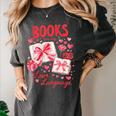 Valentines Book Lover Romance Books Are My Love Language Women's Comfort Colors T-Shirt Pepper Valentines Book Lover Romance Books Are My Love Language Women's Comfort Colors T-Shirt Pepper