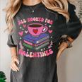 Valentines All Booked For Valentines Book Lovers Teacher Kid Premium Women's Comfort Colors T-Shirt Pepper
