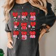 Valentines Day Librarian Heart Reading Book Women Men Kids Women's Comfort Colors T-Shirt Pepper Valentines Day Librarian Heart Reading Book Women Men Kids Women's Comfort Colors T-Shirt Pepper