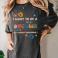I Want To Be A Schwa Read Book Reading Librarian Women's Comfort Colors T-Shirt Pepper