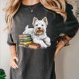 West Highland Terrier Books Dog Breed Westie For Men Women Kids Women's Comfort Colors T-Shirt Pepper West Highland Terrier Books Dog Breed Westie For Men Women Kids Women's Comfort Colors T-Shirt Pepper