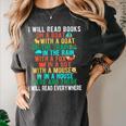 I Will Read Book On Boat Words For Kids Women's Comfort Colors T-Shirt Pepper I Will Read Book On Boat Words For Kids Women's Comfort Colors T-Shirt Pepper