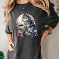 Wolf Reading Book Librarian Library Wolves Women's Comfort Colors T-Shirt Pepper Wolf Reading Book Librarian Library Wolves Women's Comfort Colors T-Shirt Pepper