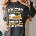 Woman Survives On Books Yarn Knitting Crochet Premium Tri-Blend Women's Comfort Colors T-Shirt Pepper Woman Survives On Books Yarn Knitting Crochet Premium Tri-Blend Women's Comfort Colors T-Shirt Pepper