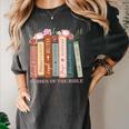Women Of The Bible Christian Books Full Color Women's Comfort Colors T-Shirt Pepper