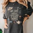 Women's Dramatic Book Lover Quote Women's Comfort Colors T-Shirt Pepper Women's Dramatic Book Lover Quote Women's Comfort Colors T-Shirt Pepper
