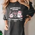 Women's Nothing Beats Reading Book Lover Statement Women's Comfort Colors T-Shirt Pepper