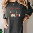 Xmas Books Tis The Season To Be Reading Book Lover Women's Comfort Colors T-Shirt Pepper