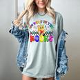 100 Days In The Book Fun 100 Days Of School Boy Girl Teacher Women's Comfort Colors T-Shirt Denim