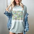 100 Days In The Books English Reading Teacher 100th Day Kids Women's Comfort Colors T-Shirt Denim 100 Days In The Books English Reading Teacher 100th Day Kids Women's Comfort Colors T-Shirt Denim