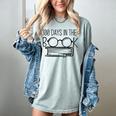 100 Days Of SCHOOKBook Nerd Book Lover Reading Librarian Boo Women's Comfort Colors T-Shirt Denim