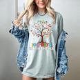 100 Days Of School 100th Day In The Books Reading Teacher Women's Comfort Colors T-Shirt Denim 100 Days Of School 100th Day In The Books Reading Teacher Women's Comfort Colors T-Shirt Denim