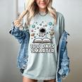 100 Days Smarter Astronaut Book 100th Day Girls Kids Women Women's Comfort Colors T-Shirt Denim