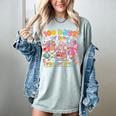 100th Day Of School Teacher 100 Days Coffee Books Women's Comfort Colors T-Shirt Denim 100th Day Of School Teacher 100 Days Coffee Books Women's Comfort Colors T-Shirt Denim