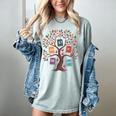 67 Days In The Books Reading Teacher 67th Day Of School Women's Comfort Colors T-Shirt Denim