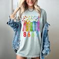 8647 Equal Rights Book Flower Trump Women Rights Feminist Women's Comfort Colors T-Shirt Denim