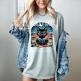 Abibliophobia Cat Reading Bookworm Reader Nerd For Men Women Girls Kids Women's Comfort Colors T-Shirt Denim