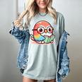Adorable Book Lover Parrot With Reading Glasses Cute Women's Comfort Colors T-Shirt Denim Adorable Book Lover Parrot With Reading Glasses Cute Women's Comfort Colors T-Shirt Denim