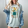 Alice In Wonderland Book Lover Lewis Carroll Rabbit Women's Comfort Colors T-Shirt Denim