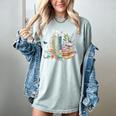Alice In Wonderland Characters Lewis Carroll Book Lover Women's Comfort Colors T-Shirt Denim