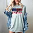 America US Flag Books Library Reading For Book Lover Reader Women's Comfort Colors T-Shirt Denim