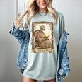 The Aunt Tarot Card Women Skeleton Aunty Book Lover Women's Comfort Colors T-Shirt Denim The Aunt Tarot Card Women Skeleton Aunty Book Lover Women's Comfort Colors T-Shirt Denim