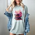Axolotl Book Lover Librarian Reading Library Readers Women's Comfort Colors T-Shirt Denim Axolotl Book Lover Librarian Reading Library Readers Women's Comfort Colors T-Shirt Denim