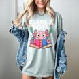 Axolotl Books Readsalotl Reading Bookworm Boys Girls Women's Comfort Colors T-Shirt Denim Axolotl Books Readsalotl Reading Bookworm Boys Girls Women's Comfort Colors T-Shirt Denim