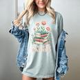Im With The Banned Floral Flower Book Lover Women's Comfort Colors T-Shirt Denim Im With The Banned Floral Flower Book Lover Women's Comfort Colors T-Shirt Denim
