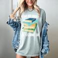 I Like Big Books And I Cannot Lie Book Reading Book Lover Women's Comfort Colors T-Shirt Denim