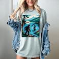 Bigfoot Sasquatch Loch Ness Monster Introvert Bruh Women's Comfort Colors T-Shirt Denim Bigfoot Sasquatch Loch Ness Monster Introvert Bruh Women's Comfort Colors T-Shirt Denim