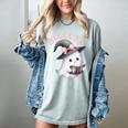 Boo Ghost Books Coquette Bow Halloween Women School Teacher Women's Comfort Colors T-Shirt Denim Boo Ghost Books Coquette Bow Halloween Women School Teacher Women's Comfort Colors T-Shirt Denim