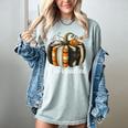 Boo-Kmarked Fall Pumpkin Books Halloween Teacher Teaching Women's Comfort Colors T-Shirt Denim Boo-Kmarked Fall Pumpkin Books Halloween Teacher Teaching Women's Comfort Colors T-Shirt Denim