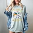 Book Adventure Library Student Teacher Book Women's Comfort Colors T-Shirt Denim Book Adventure Library Student Teacher Book Women's Comfort Colors T-Shirt Denim