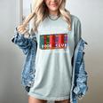 Book Club Read Reading Librarian Men Women Kids Women's Comfort Colors T-Shirt Denim