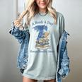 A Book A Day Keeps Reality Away Premium Tri-Blend Women's Comfort Colors T-Shirt Denim A Book A Day Keeps Reality Away Premium Tri-Blend Women's Comfort Colors T-Shirt Denim