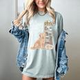 Book And Dog Lover Bookworm Reader Book Lover Women's Comfort Colors T-Shirt Denim