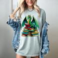 Book Dragon Reading Books Women's Comfort Colors T-Shirt Denim Book Dragon Reading Books Women's Comfort Colors T-Shirt Denim