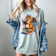Book Dragon Reading Book Lover Women's Comfort Colors T-Shirt Denim