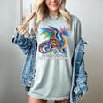 Be a Book Dragon Reading Women's Comfort Colors T-Shirt Denim Be a Book Dragon Reading Women's Comfort Colors T-Shirt Denim