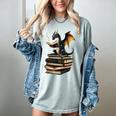 Book Dragon Women's Comfort Colors T-Shirt Denim