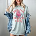 Book Fair Vibes School Librarian Retro 70s Reading Bookworm Women's Comfort Colors T-Shirt Denim