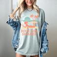 Book Girl Summer Book Reading Retro Sunset Women's Comfort Colors T-Shirt Denim